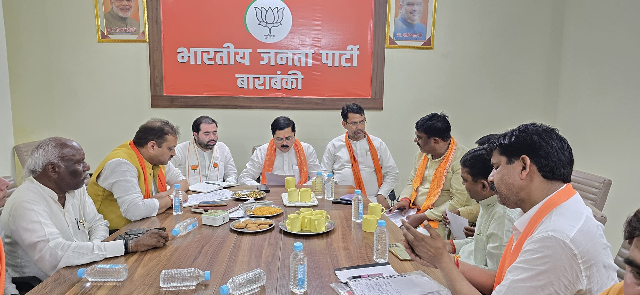 बाराबंकी में मा.प्रदेश महामंत्री श्री संजय राय जी तथा प्रदेश मंत्री श्री बसंत त्यागी जी क़े साथ तैयारी बैठक